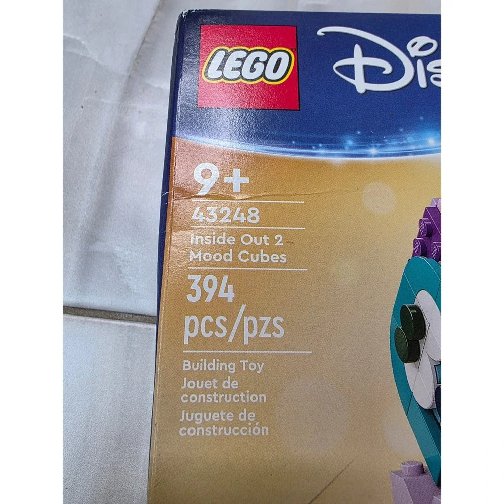 LEGO Disney Pixar Inside Out 2 Mood Cubes 43248 Building Set 394 Pcs Joy Anxiety